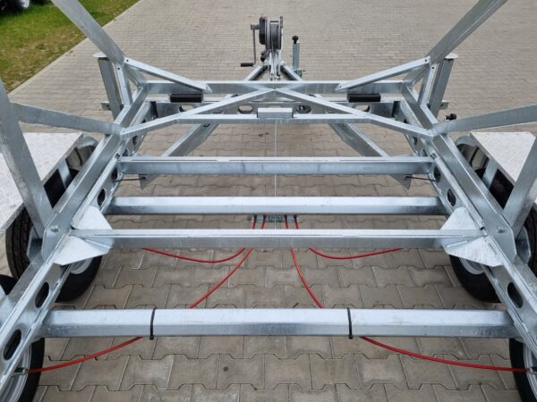 Przyczepa kablowa do przewozu kabli cable trailer drum Wiola 2700 kg DMC 2T-H2