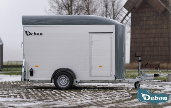 Kontener Debon Furgon C400 aluminiowy + drzwi boczne