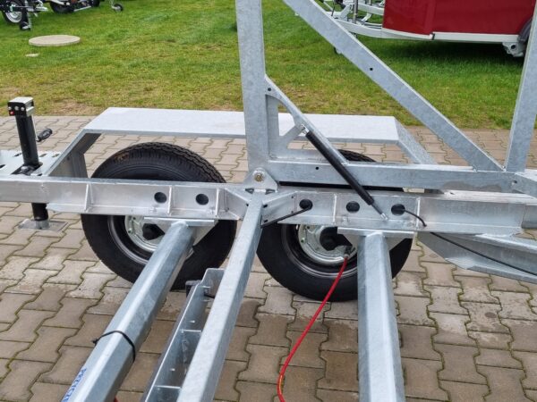 Przyczepa kablowa TANO Drum 3500 PRO 3,5T DMC wciągarka elektryczna przyczepa do kabli kablówka kablowa cable trailer electric winch