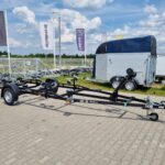 Przyczepa podłodziowa Lorries PP18 7023 czarna pod łódkę pod jacht yacht boat trailer 6,6m 1 oś