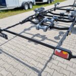 Przyczepa podłodziowa Lorries PP18 7023 czarna pod łódkę pod jacht yacht boat trailer 6,6m 1 oś