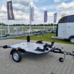 Przyczepa do przewozu 2 motocykli rowerów quada ATV pod motocykl quad Lorries MT-2 składana platforma lekka 750 kg