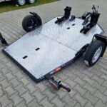 Przyczepa do przewozu 2 motocykli rowerów quada ATV pod motocykl quad Lorries MT-2 składana platforma lekka 750 kg