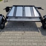 Przyczepa do przewozu 2 motocykli rowerów quada ATV pod motocykl quad Lorries MT-2 składana platforma lekka 750 kg