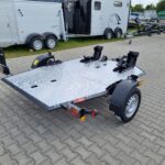 Przyczepa do przewozu 2 motocykli rowerów quada ATV pod motocykl quad Lorries MT-2 składana platforma lekka 750 kg