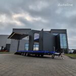 Przyczepa ciężarowa trzyosiowa zamknięty kontener enclosed trailer transporter furgon Ta-No SPORT TRANSPORTER PREMIUM DMC 3500kg uchylna niski kąt do przewozu sportowych samochodów