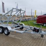 Przyczepa kablowa TANO Drum 3500 PRO 3,5T DMC wciągarka elektryczna przyczepa do kabli kablówka kablowa cable trailer electric winch